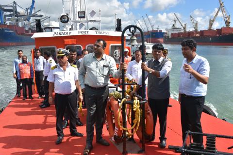 Shri Mansukh Mandaviya_s First Official Visit to Paradip Port Trust