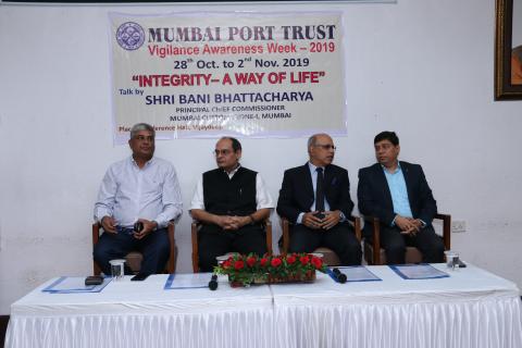 Vigilance Awareness Week 2019 at India_s Major Ports (Mumbai Port Trust)