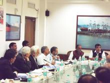 Minister meeting with Ship Builders